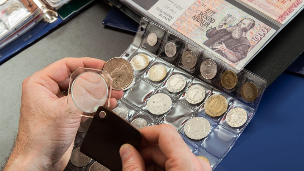 Pièce d'un centime rare