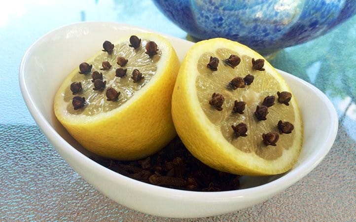 Répulsif naturel citron et clous de girofle