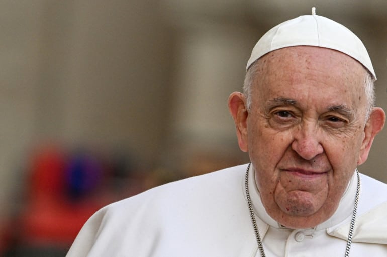 Dernière apparition publique du pape