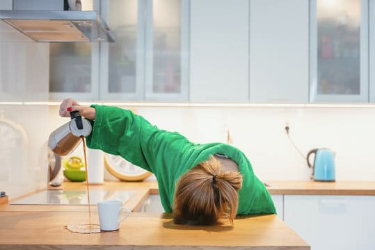 Personne manifestant de la fatigue