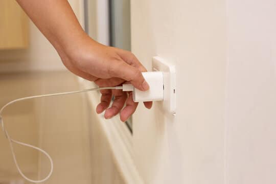 Chargeur endommagé