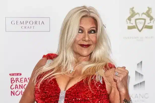 Samantha Fox lors d'une cérémonie récente