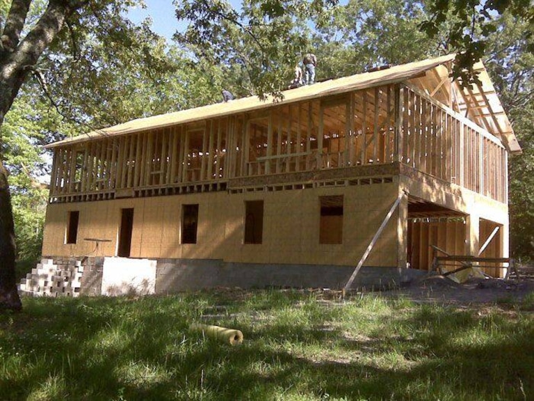Vue aérienne de la propriété