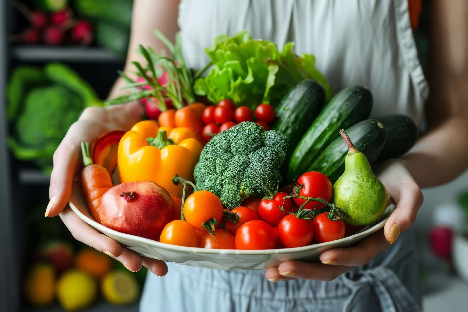 Légumes frais nécessitant un lavage minutieux