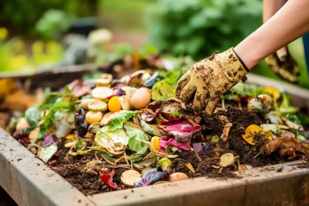 Compost mal protégé