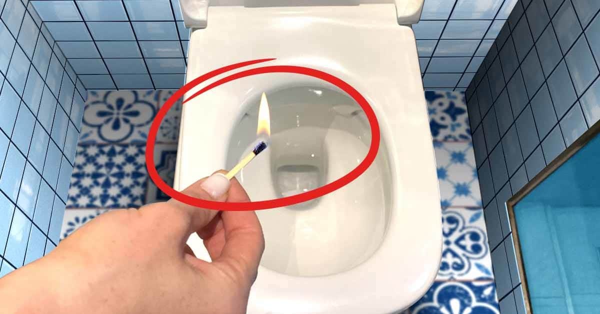 Technique de l'allumette pour toilettes fraîches