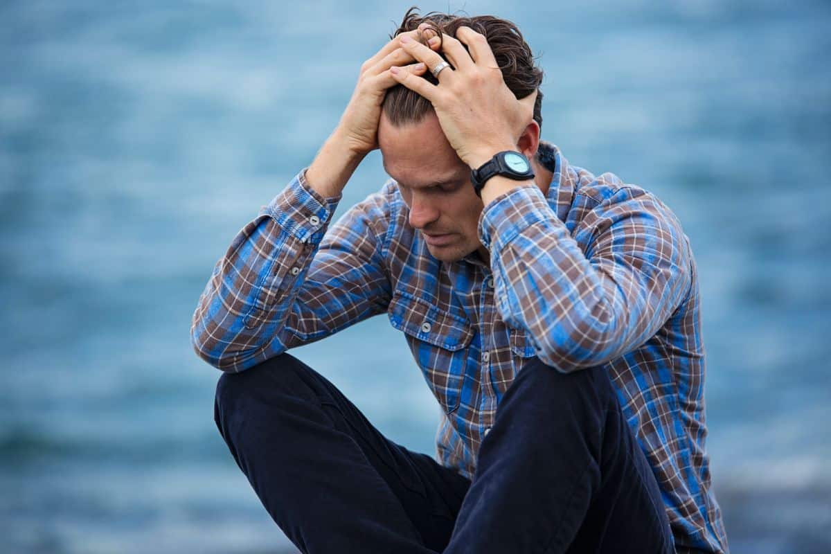 Homme d'affaires en difficulté