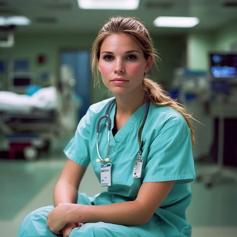 Infirmière prenant soin d'un patient