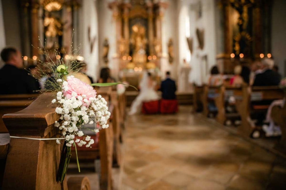 Cérémonie à l'église