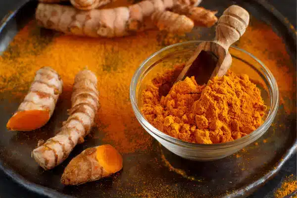 Racine de curcuma fraîche