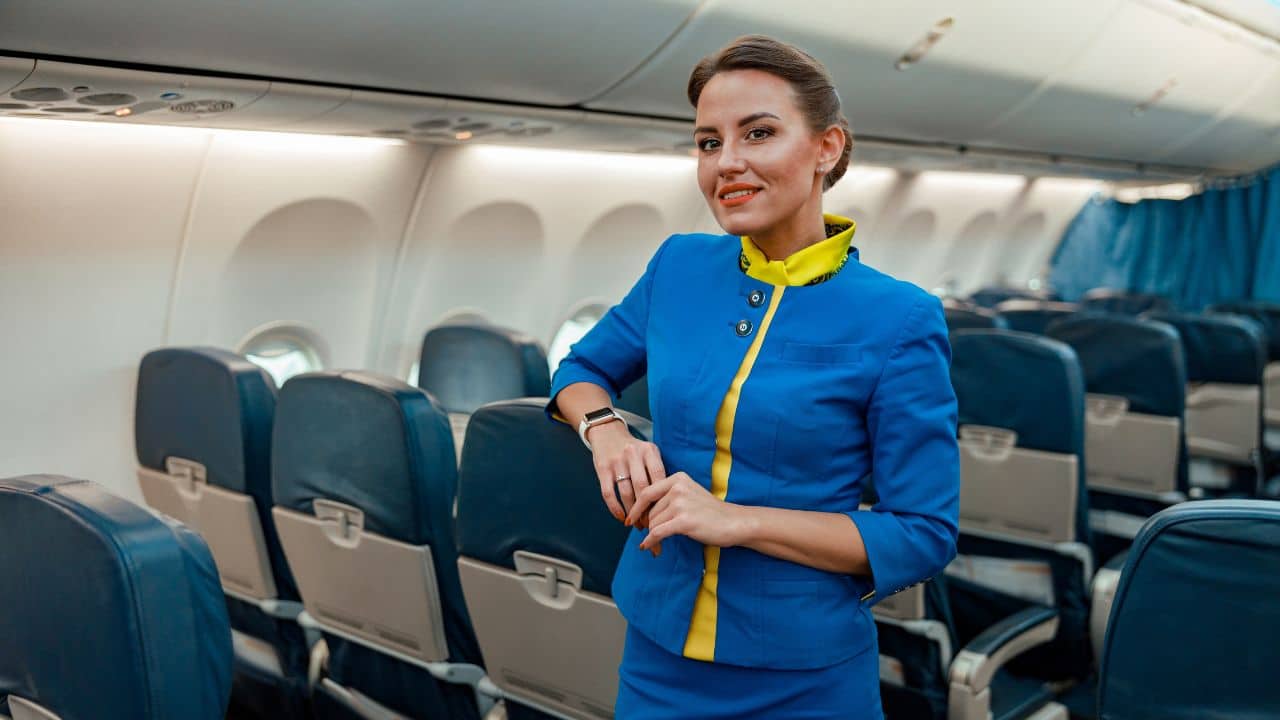 Passagers dans un avion