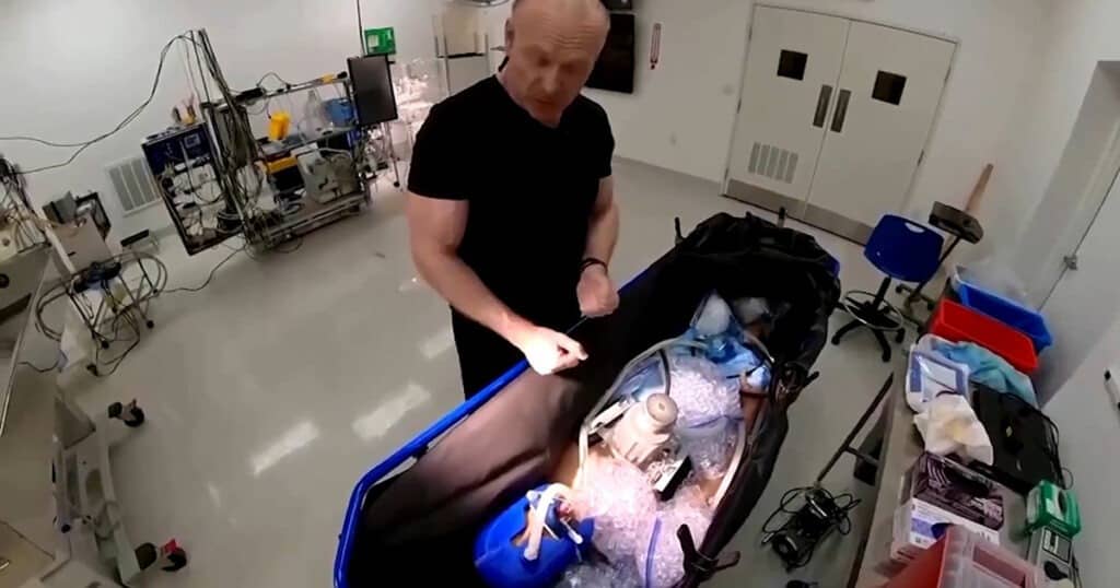 Corps en cryogénisation