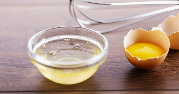 Blanc d'œuf en cuisine