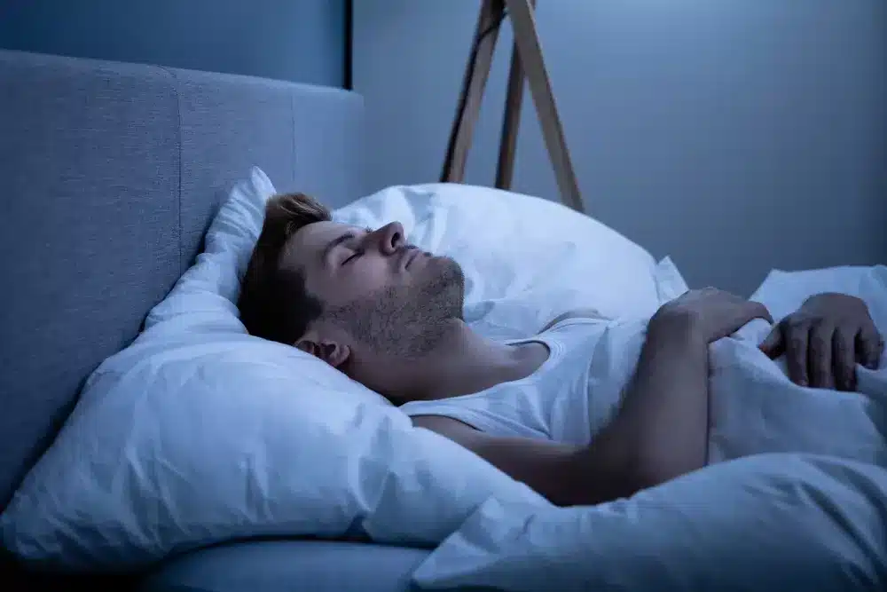Personne dormant paisiblement