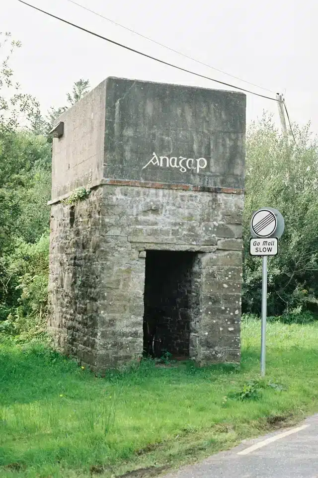 Ancien réservoir à eau pour trains en Irlande