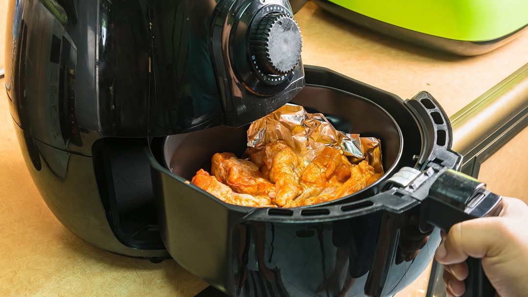 Airfryer en action