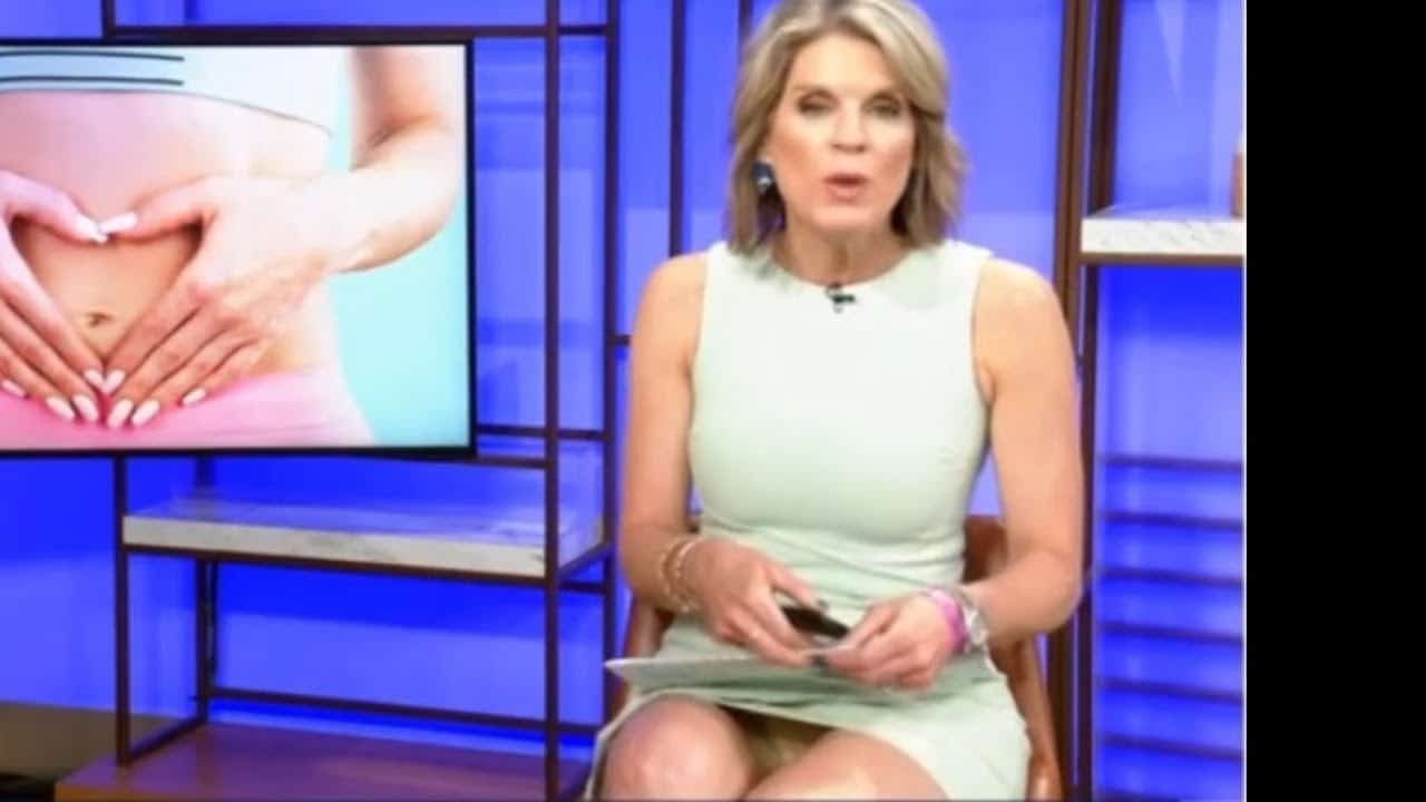 Holly Morris sur le plateau