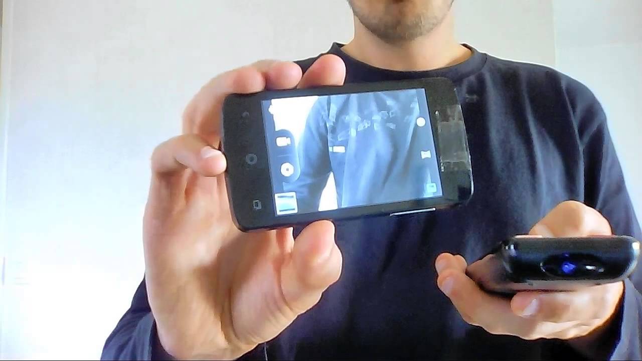Test de télécommande avec smartphone