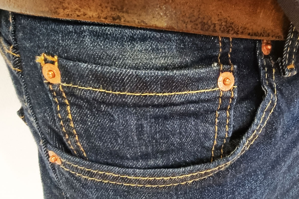 Poche de jean contemporain