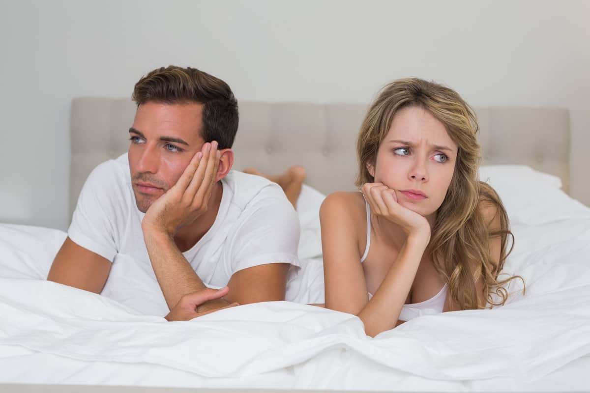 Couple en silence