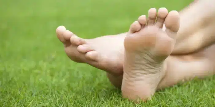 Caractéristiques de pieds en bonne santé