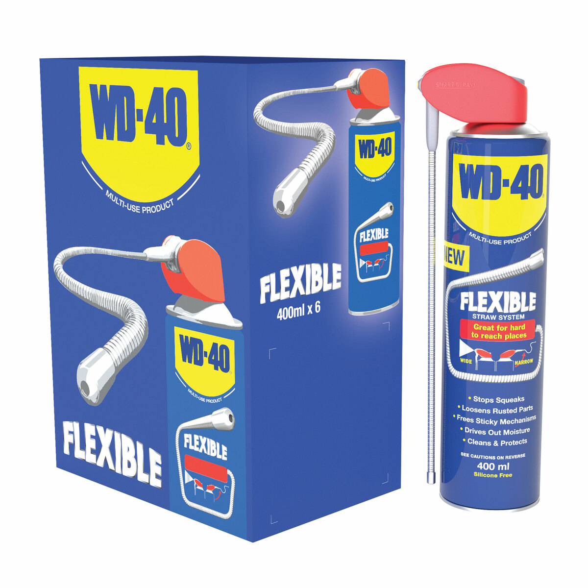 Bombe WD-40 et chiffon microfibre