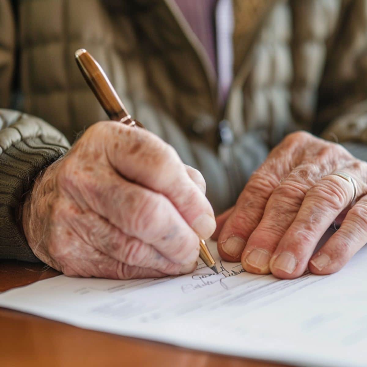 Enveloppe scellée symbolisant un héritage