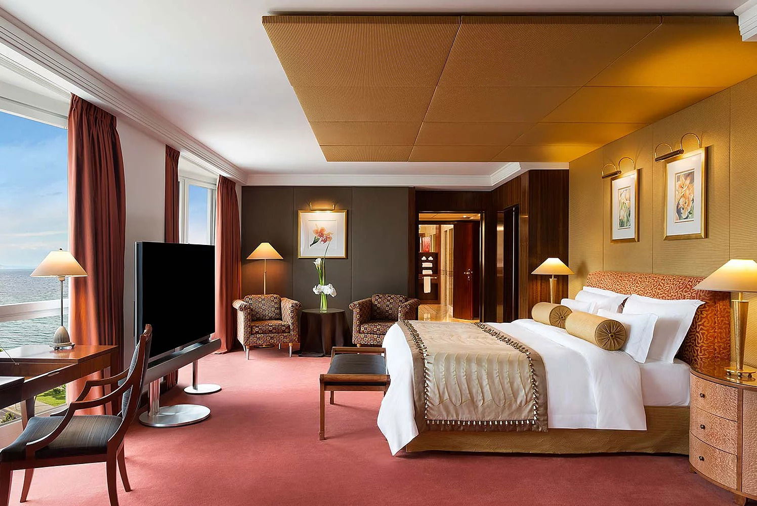 Suite hôtelière luxueuse