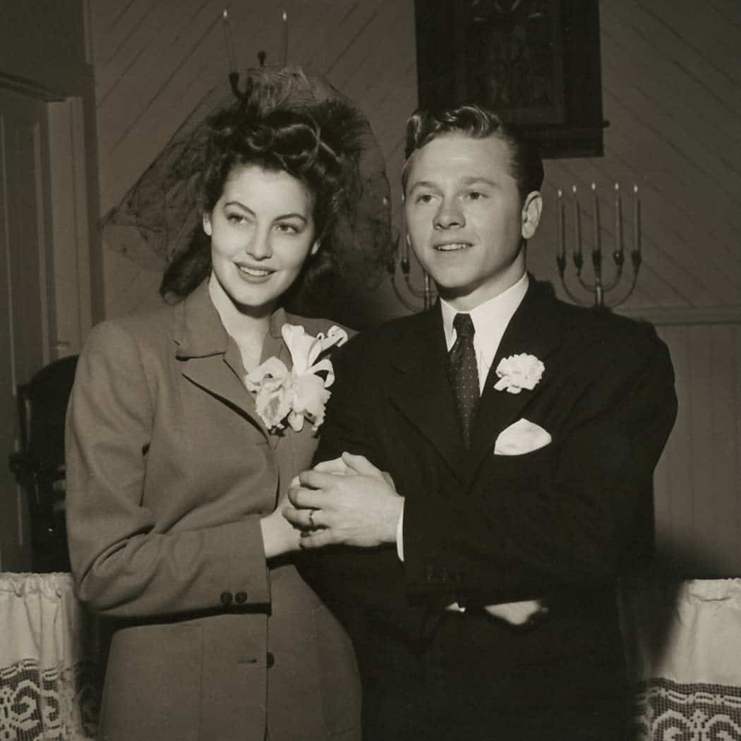 Mickey Rooney et Ava Gardner