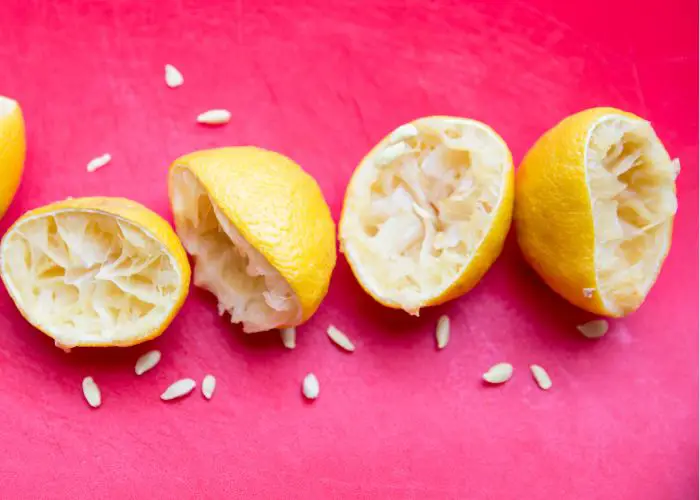 Graines de citron préparées