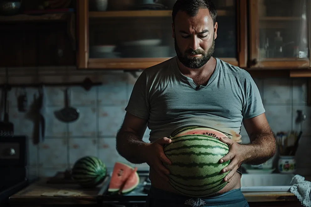 Homme réalisant son erreur