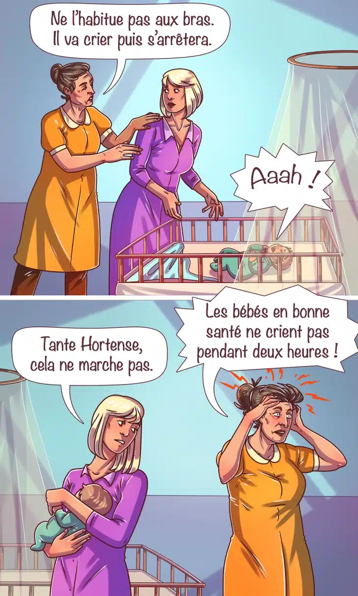 Parents câlinant leur nouveau-né