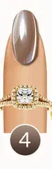 Ongles vernis bordeaux foncé