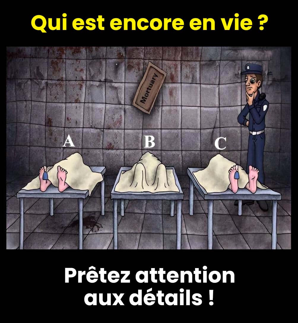 Scène intrigante montrant trois personnages figés