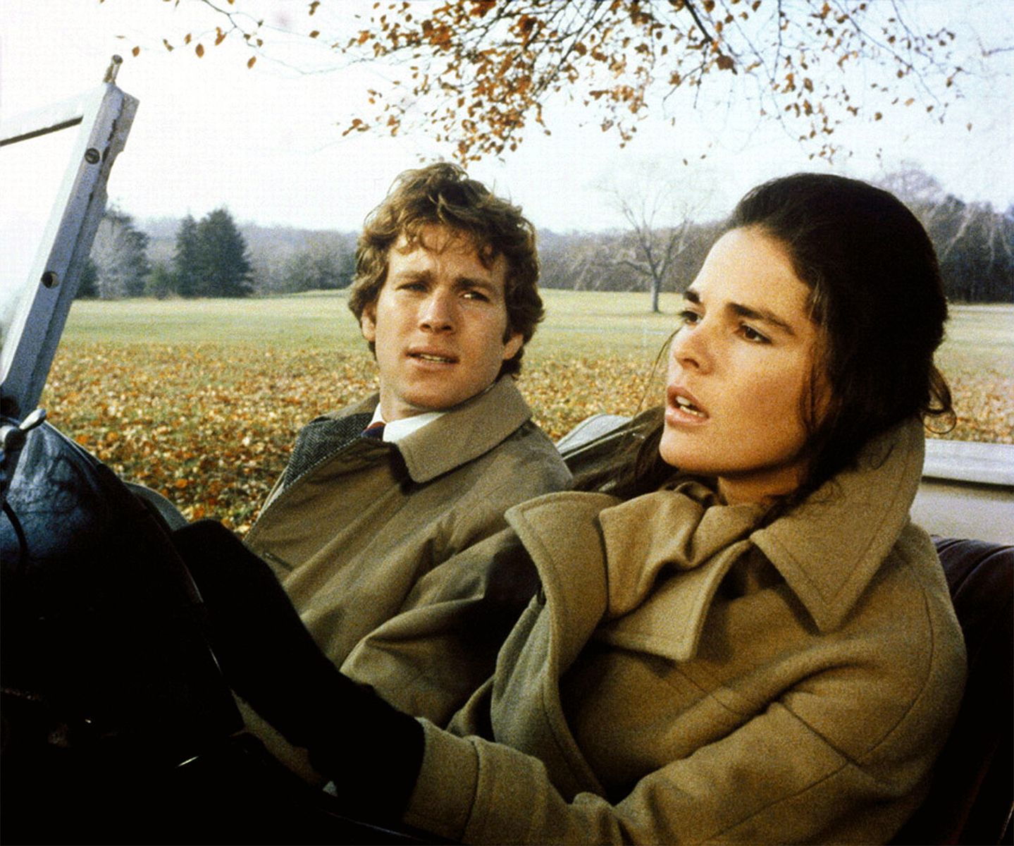 Ali MacGraw dans une scène emblématique de Love Story