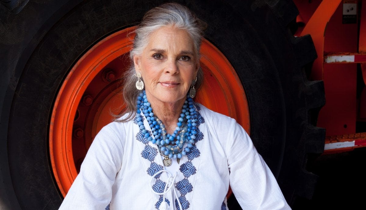 Ali MacGraw aujourd'hui, toujours aussi élégante