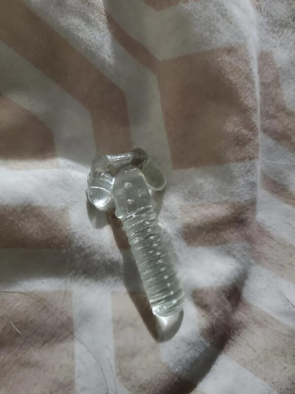 Tube de verre torsadé avec une pointe fine