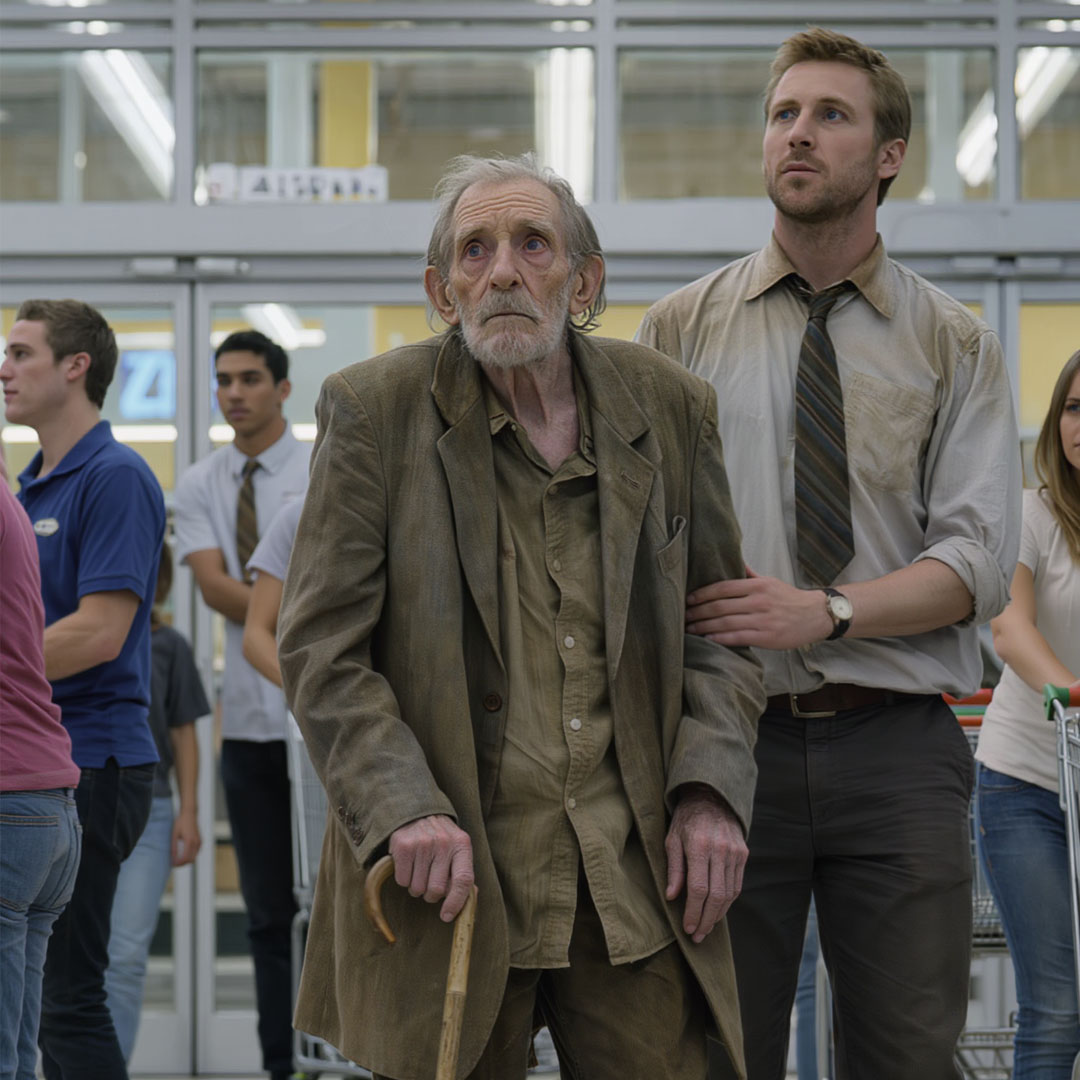 Deux mains se serrant, symbolisant la connexion humaine