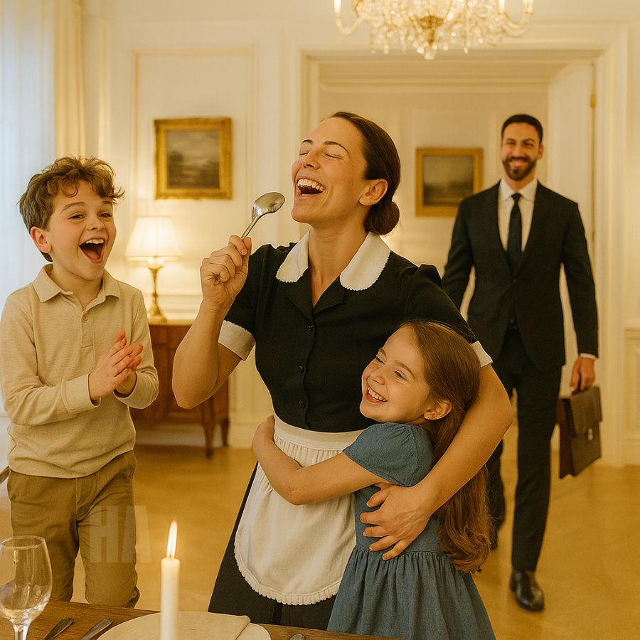 Scène familiale chaleureuse