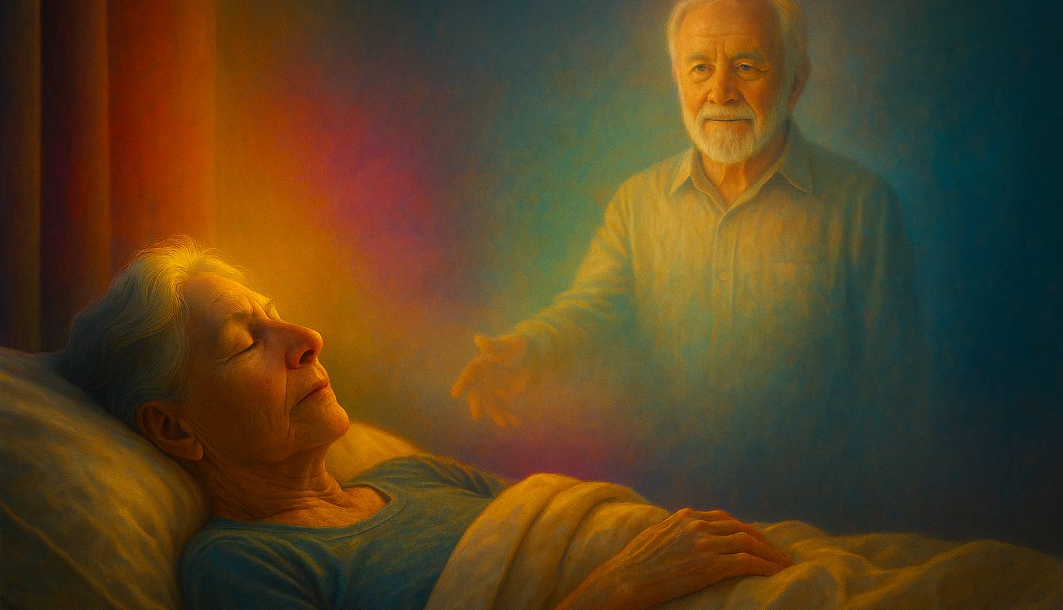 Femme âgée songeant à une personne disparue