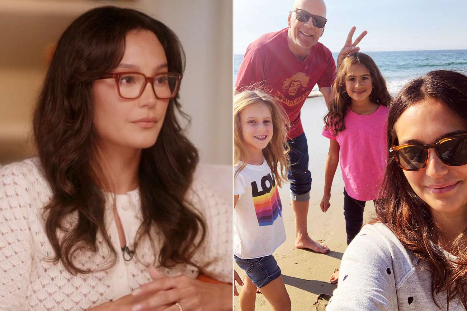 Emma Heming Willis et Bruce Willis, couple souriant