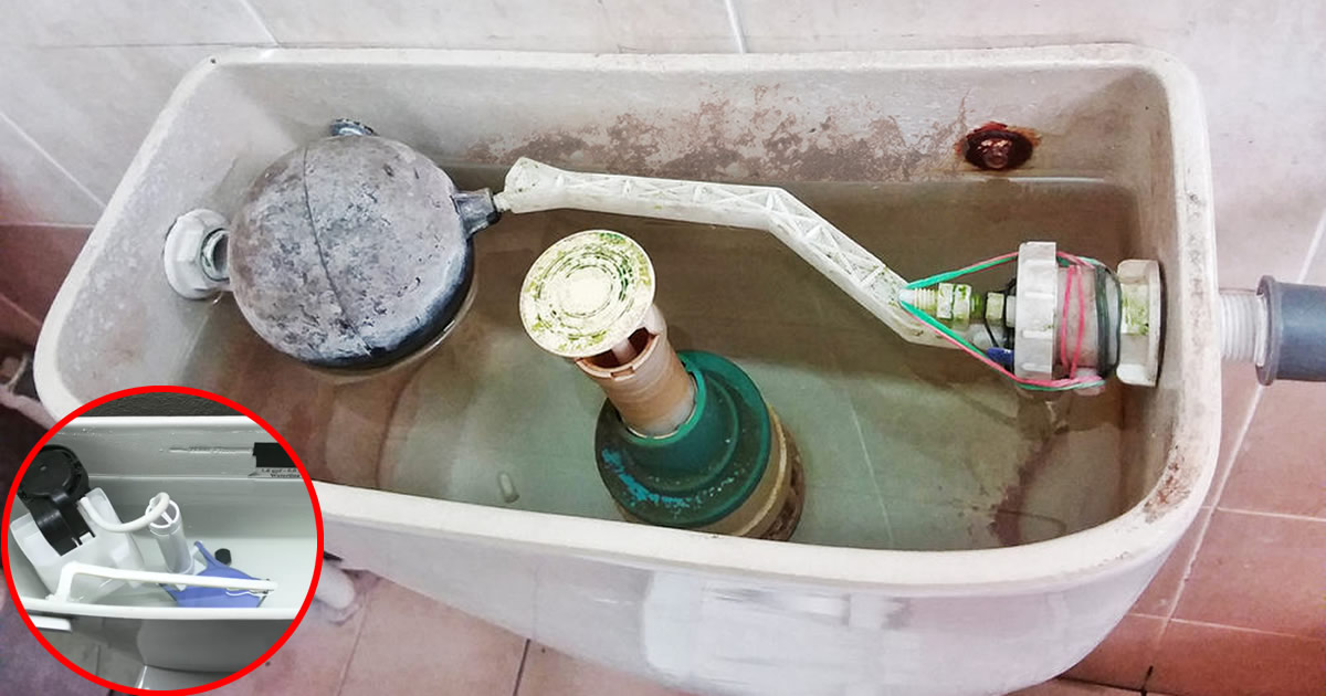 Nettoyage étape par étape du réservoir des toilettes